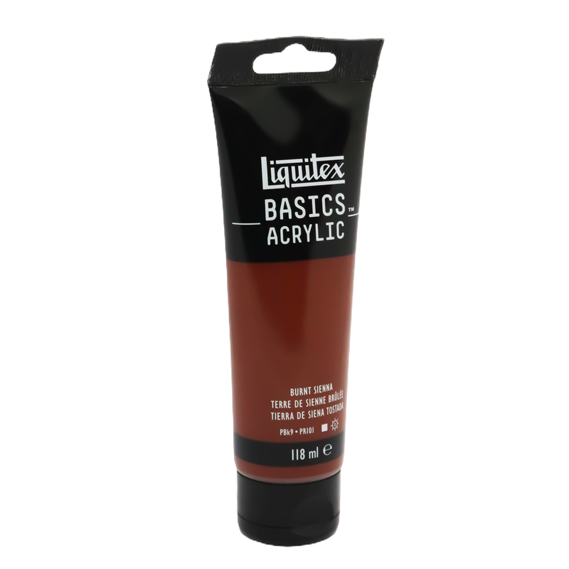 Liquitex Acrylic Colour Basic Burnt Sienna - 118ml