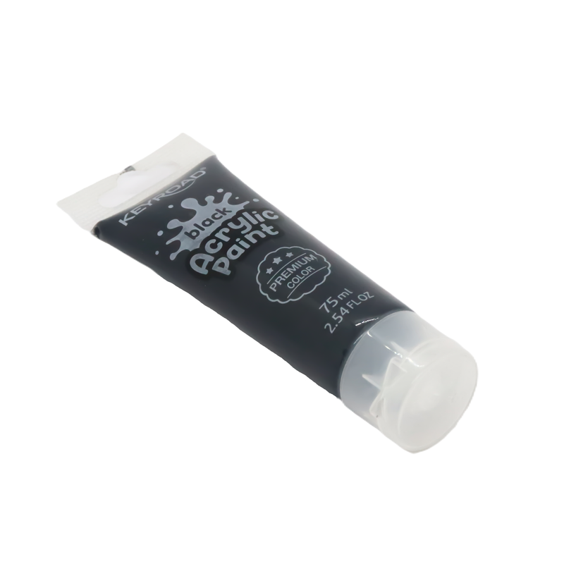 Keyroad Acrylic Paint 75ML Black - KR972202