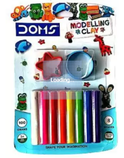 DOMS MODELLING CLAY 8S WITH 2MOULD - 8458