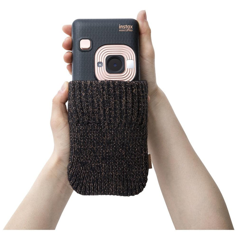 FUJIFILM INSTAX LIPLAY SOCK CASE ELEGANT BLACK