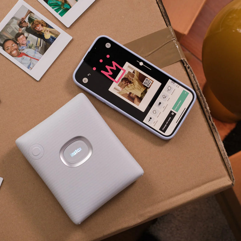 Instax Square link Printer -Ash White