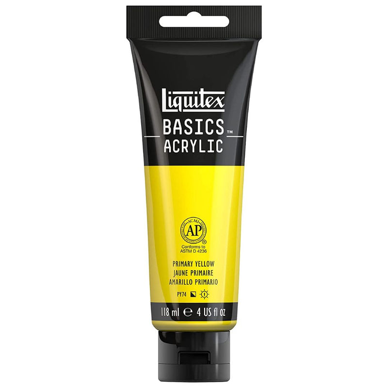 Liquitex Basics Acrylic Primary Yellow 118ml - 410