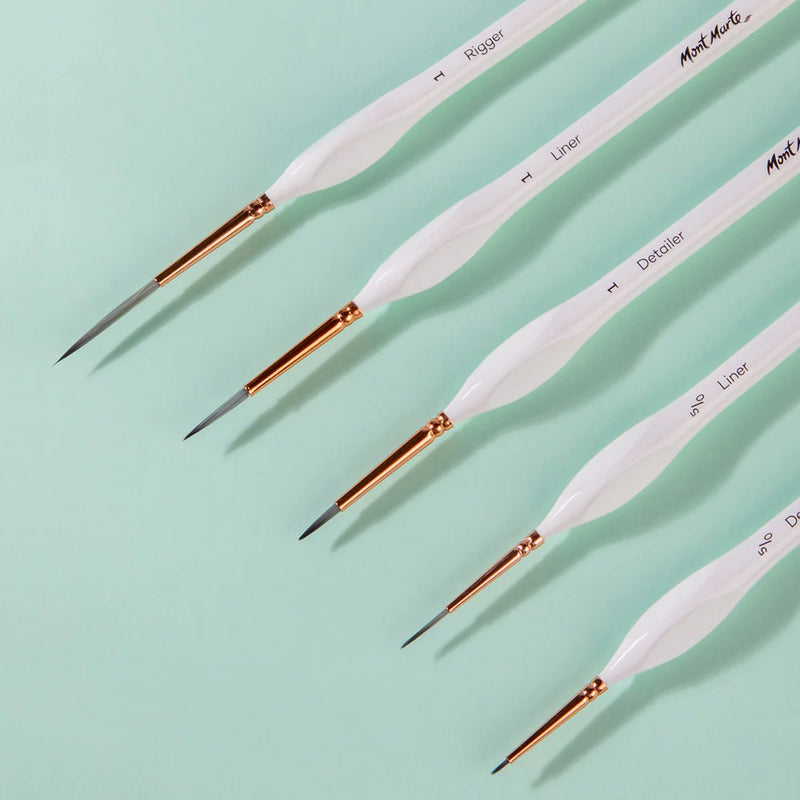 MONT MARTE DETAIL & LINER BRUSH SET 5PCS - 0034/02