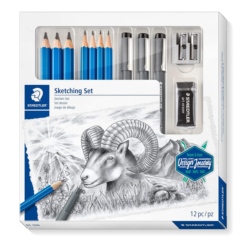 STAEDTLER SKETCHING SET 12PC - 61 100