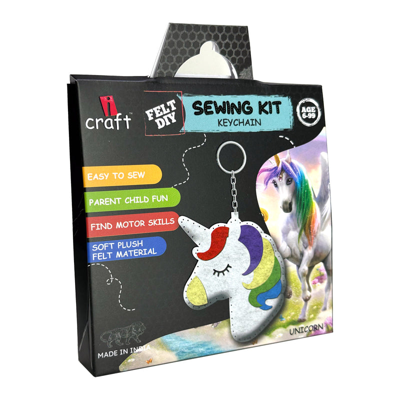 iCraft DIY Felt Keychain-Unicorn