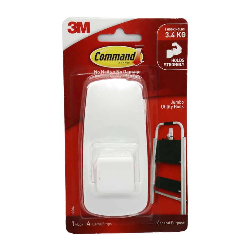 3M HOOKS JUMBO UTILITY 1PCS - 17004