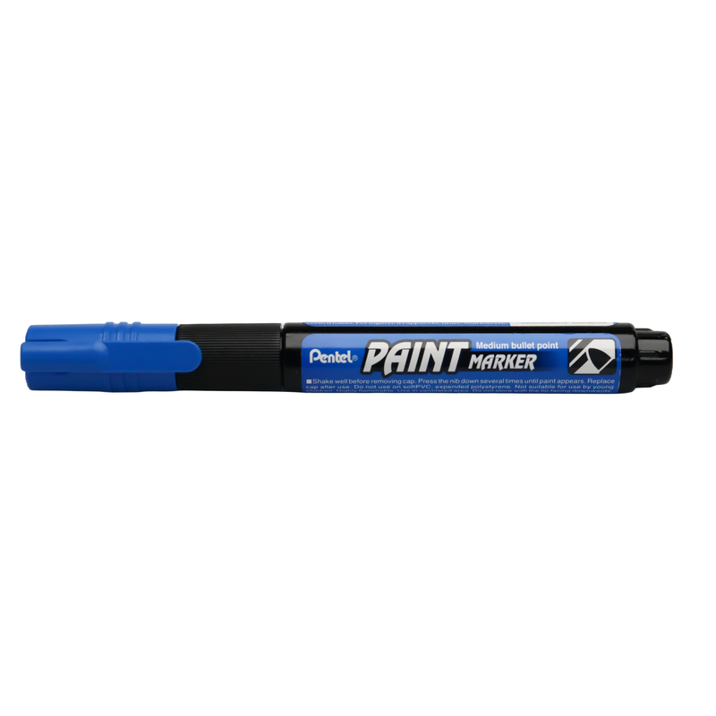 Pentel Paint Markers, Medium Bullet Point, Blue Ink
