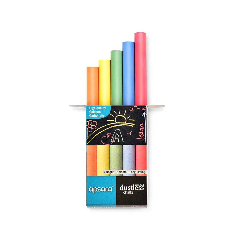 Apsara Dustless Chalk - Color Pack of 5