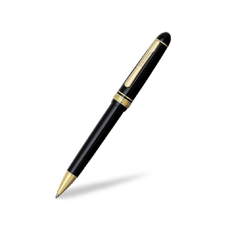 Platinum President Black Gold Trim Ball Pen