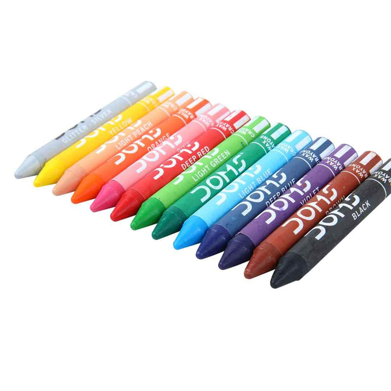 Doms Jumbo Wax Crayons Set of 12 - 3468