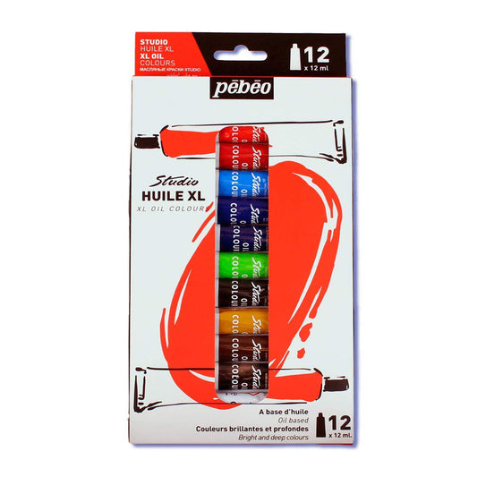 Pebeo Studio Oil Colours 12X12ML. - Skyblue Stationery Mart