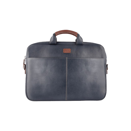Elan Classic Slim Laptop Bag-blue