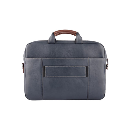 Elan Classic Slim Laptop Bag-blue