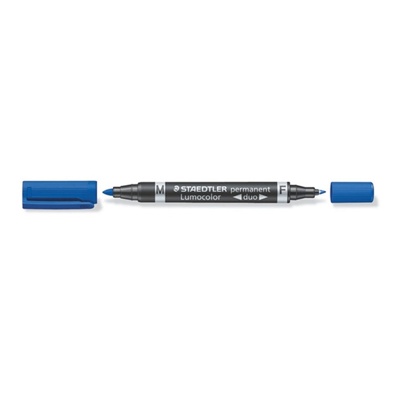 Staedtler 348 Blue Duo Permanent Marker