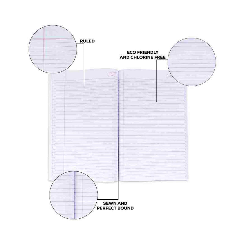 Classmate Longbook, 29.7 cm x 21.0 cm, 240 pages, Single Line, Soft Cover