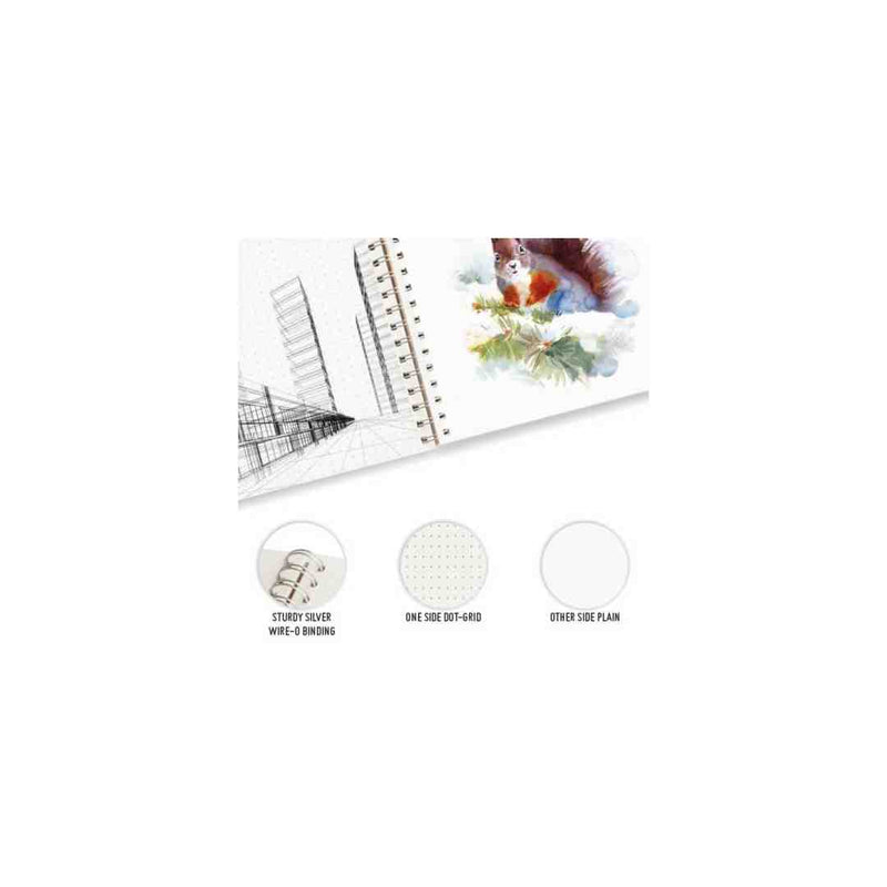 Anupam SKETCH-E–Wire-O Book – 140GSM