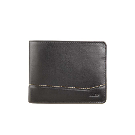 Elan Bifold Coin Pouch Wallet-Black- EX4203