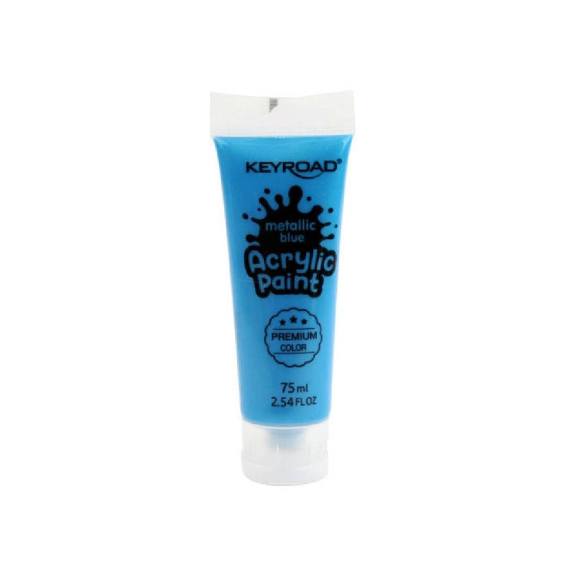 Keyroad Acrylic Paint 75ML Metallic Blue - K972209