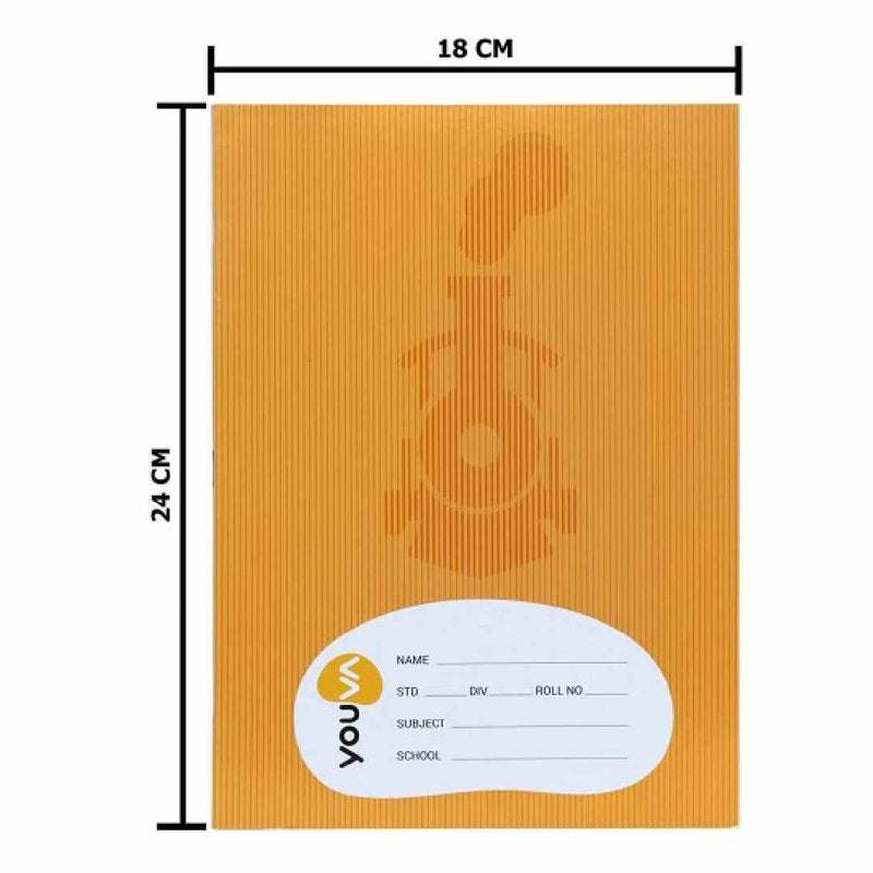 Navneet Dy Notebook Red & Blue With Gap 172 Pages - 23166