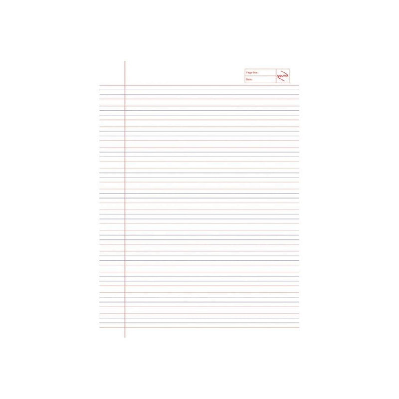 Navneet Dy Notebook Red & Blue With Gap 172 Pages - 23166