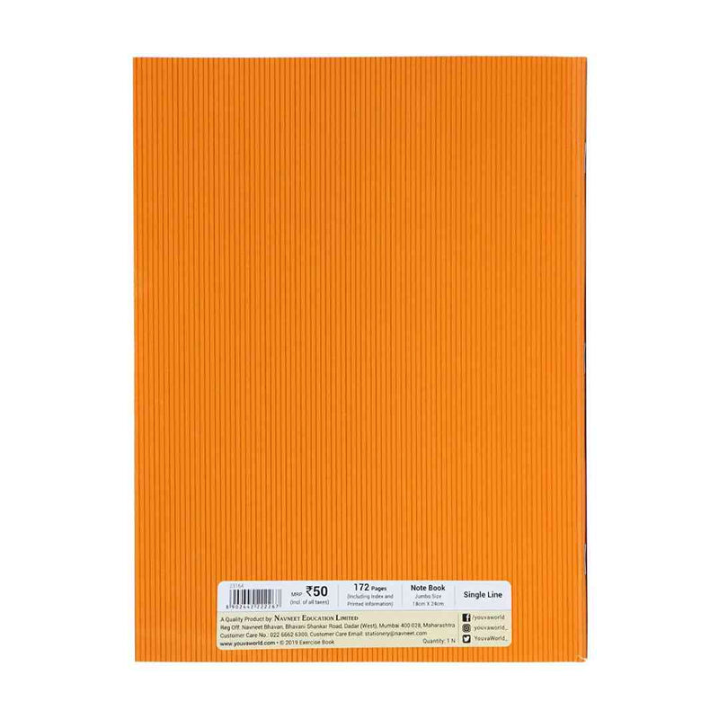 Navneet Dy Notebook Single Line 172 Pages - 23164
