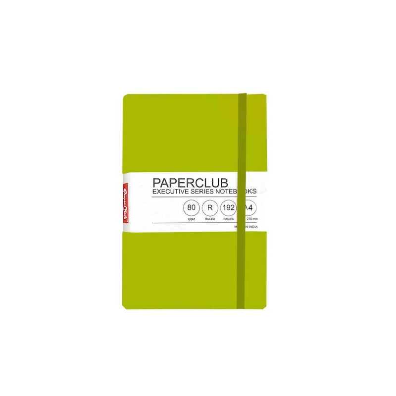Paper Club Executive Pu Notebook Green 192Pages A4 - 53402 - 24804