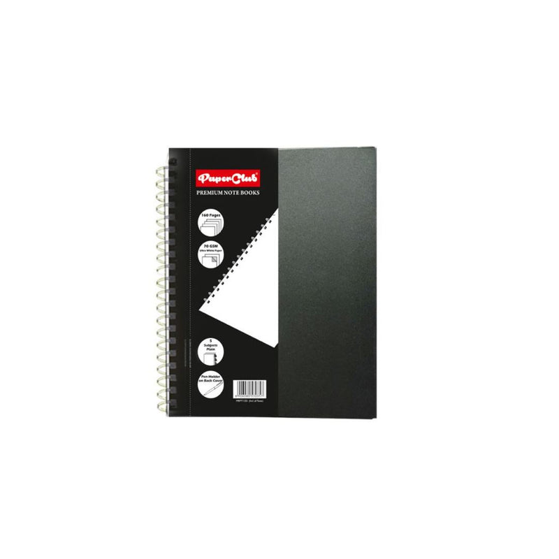 Paper Club Notebook Plain 1Subject 160Pages Blank A5 - 53035