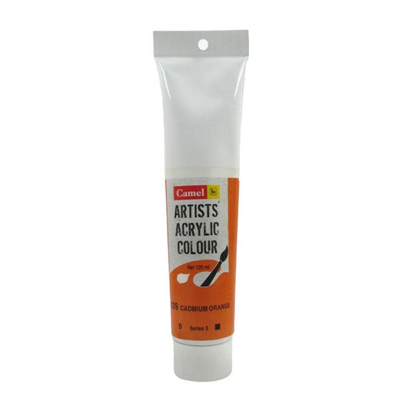 Camel Artist Acrylic Colour 120 Ml Cadmium Orange Hue