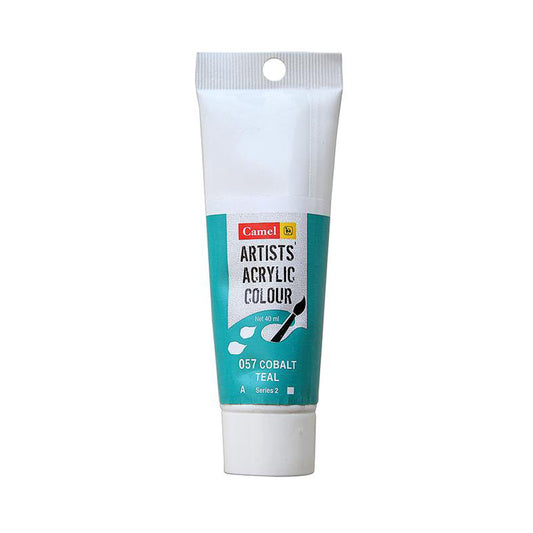 Camel Artist Acrylic Colour 40 Ml Cobalt Teal - Skyblue Stationery Mart
