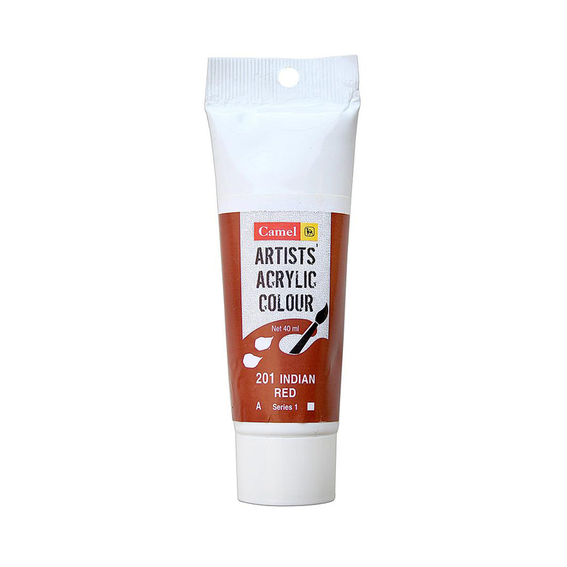 Camel Artist Acrylic Colour Tubes 40 Ml Indian Red