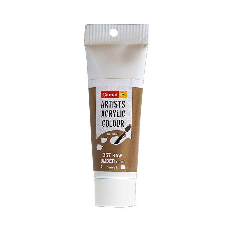 Camel Artist Acrylic Colour Tubes 40 Ml Raw Umber