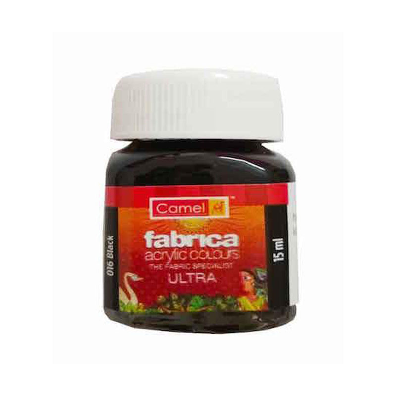 Camel Fabrica Ultra Acrylic Colour 15 Ml Black