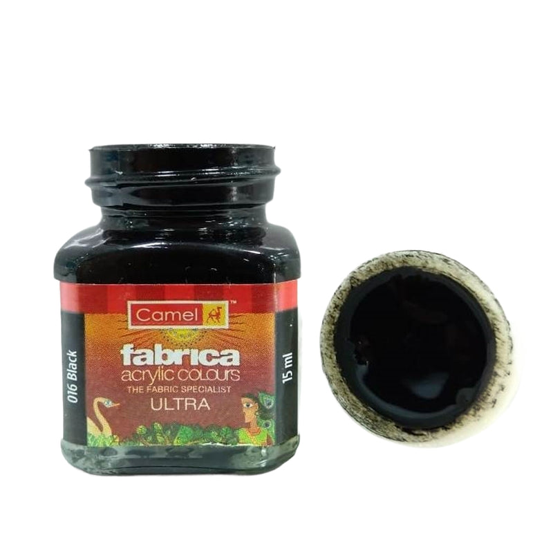 Camel Fabrica Ultra Acrylic Colour 15 Ml Black