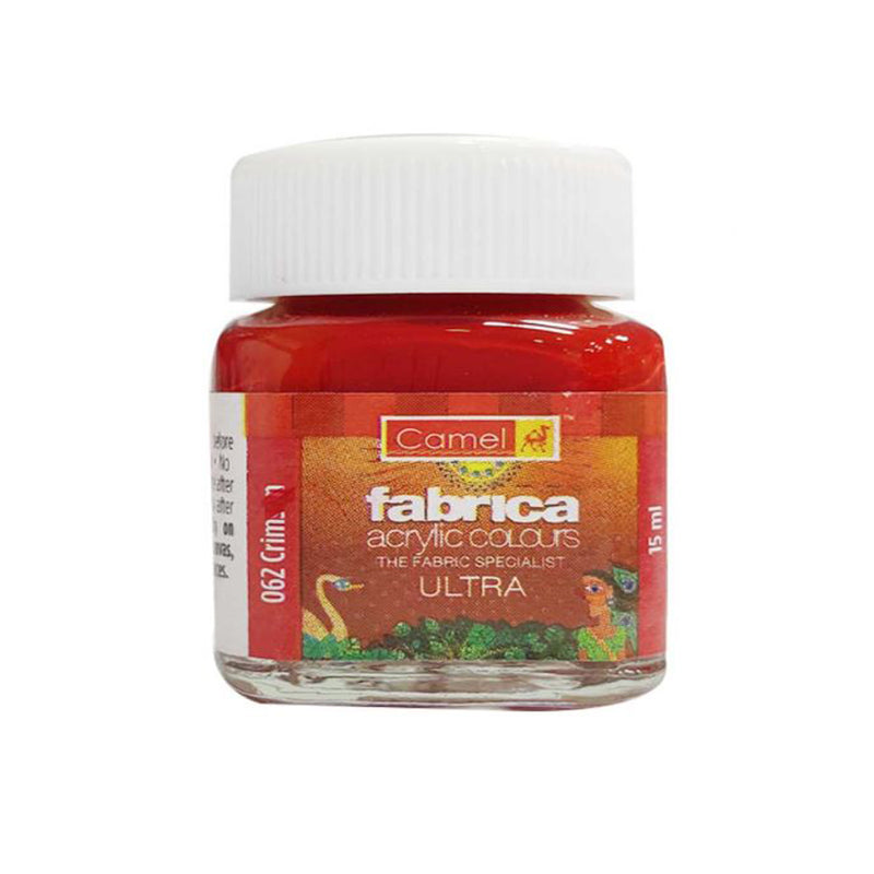 Camel Fabrica Ultra Acrylic Colour 15 Ml Crimson