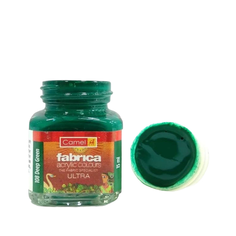 Camel Fabrica Ultra Acrylic Colour 15 Ml Deep Green