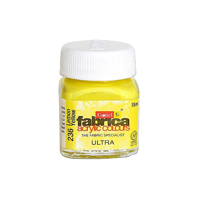 Camel Fabrica Ultra Acrylic Colour 15 Ml Lemon Yellow