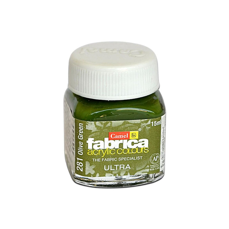Camel Fabrica Ultra Acrylic Colour 15 Ml Olive Green