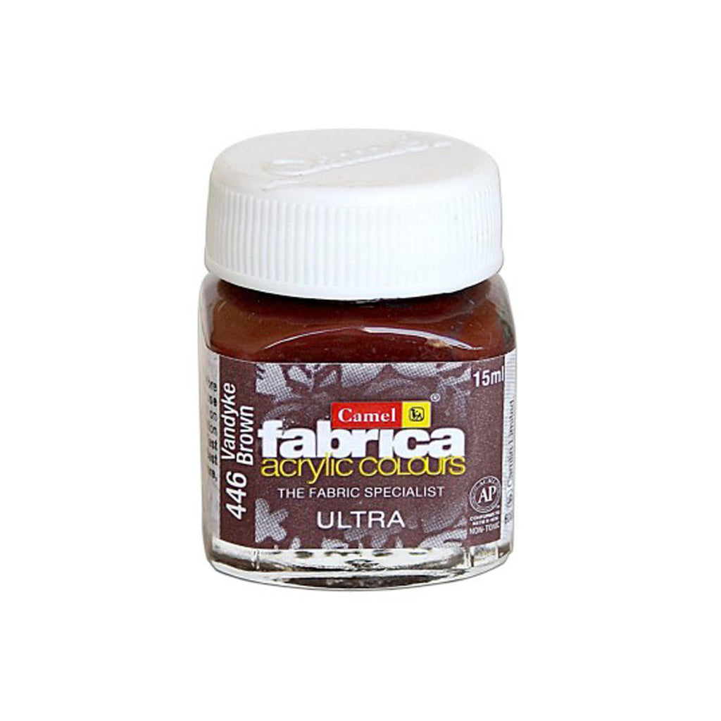 Camel Fabrica Ultra Acrylic Colour 15 Ml Vandyke Brown – Skyblue