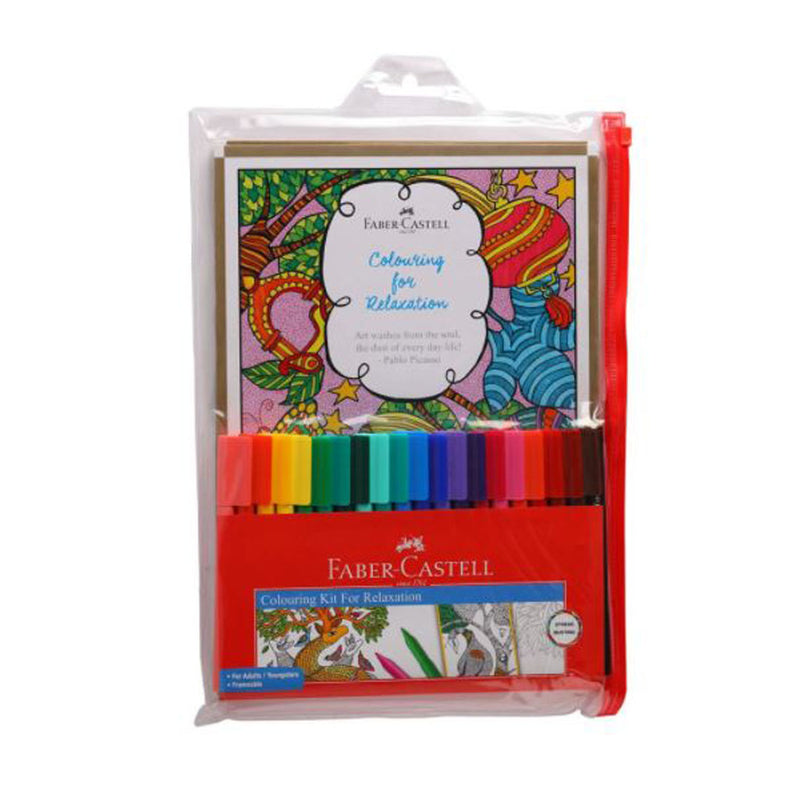 Faber Castell Colouring Kit for Relaxation Set of 34