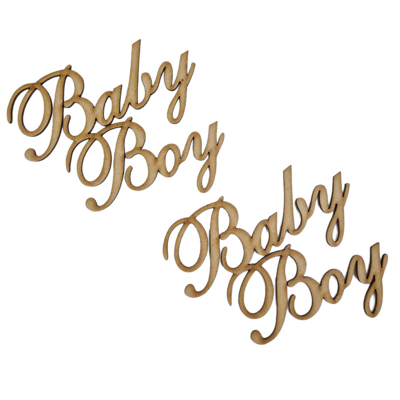 I Craft Baby Boy Wooden Embellishment - We021