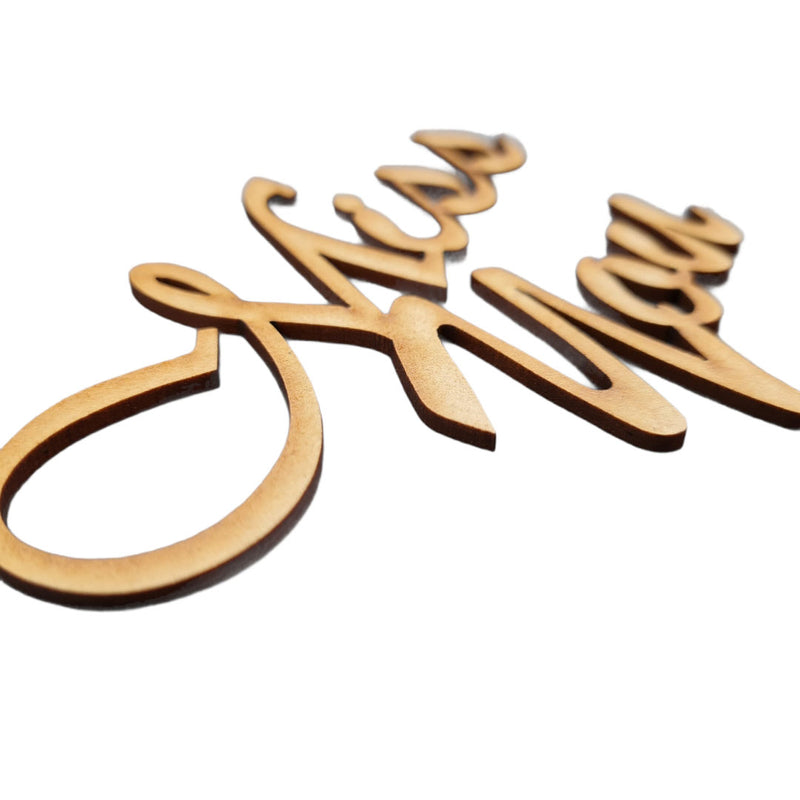 I Craft Miss You Wooden Embellishment - We023