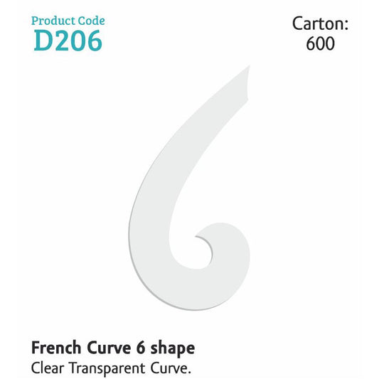 Khyati French Curves 6 Shape
