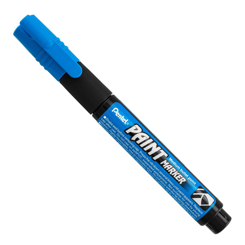 Pentel Paint Markers, Medium Bullet Point, Sky Blue Ink