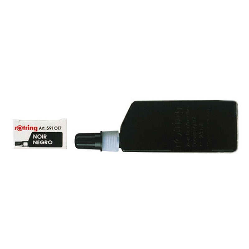 Rotring Isograph And Variant Drawing Ink - 23ml Bottle Black